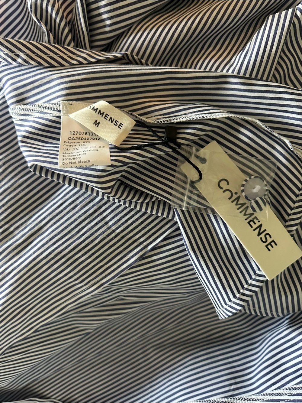 NWT Commense Striped Wide-Leg Pant & Tunic Set, Medium - Picture 14 of 14